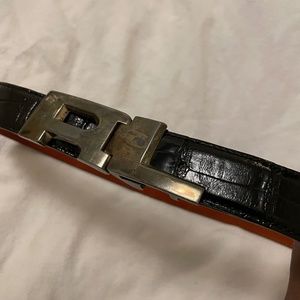 Ralph Lauren Purple Label Collection Alligator Belt